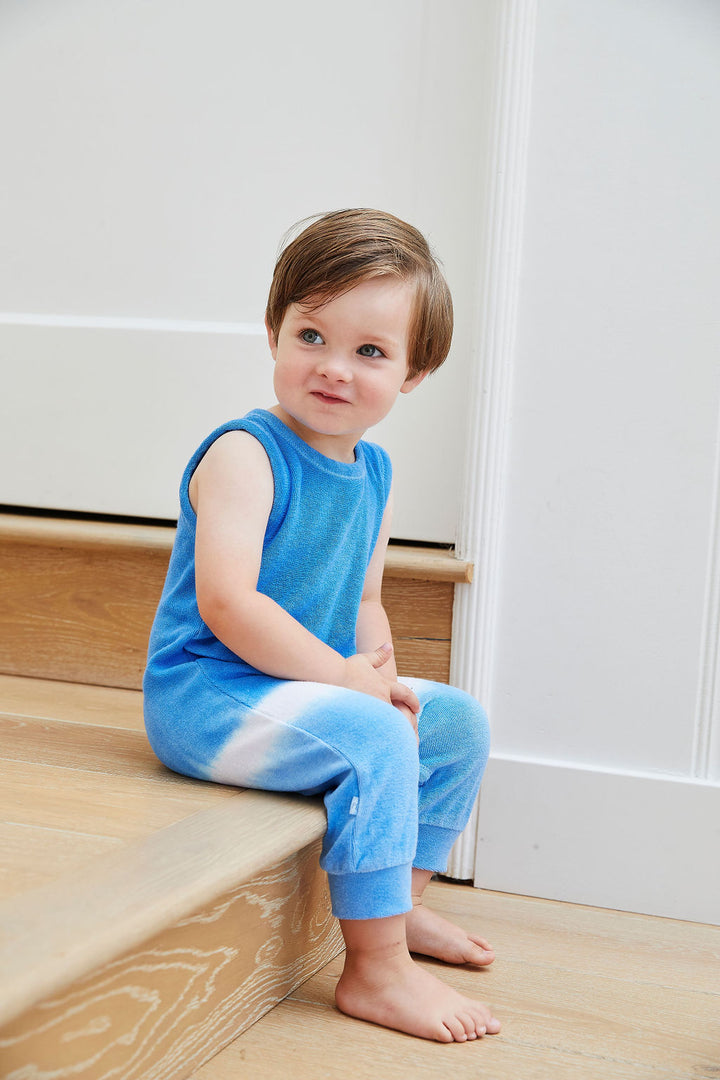 Dip Dye Loop Terry Tank Romper