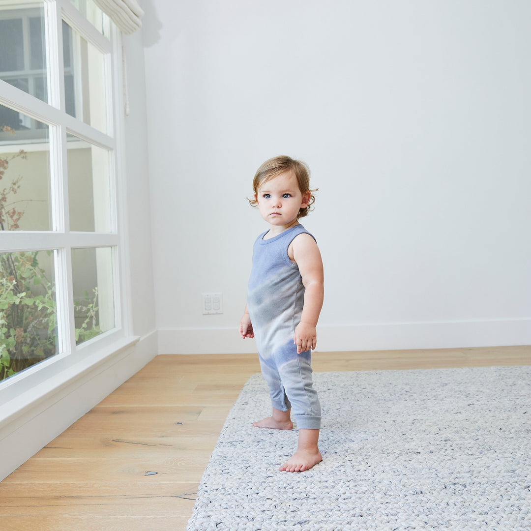 Eco-Rib Tie Dye Tank Romper