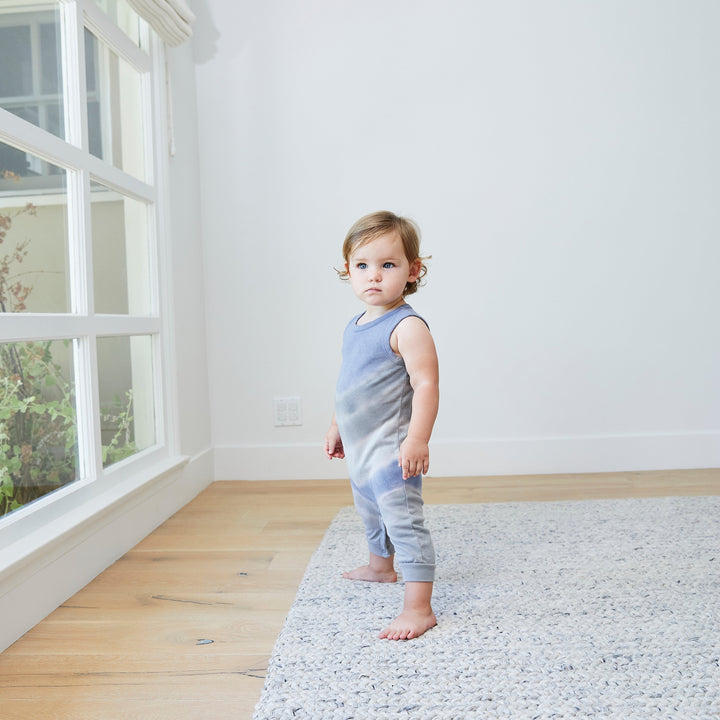 Eco-Rib Tie Dye Tank Romper