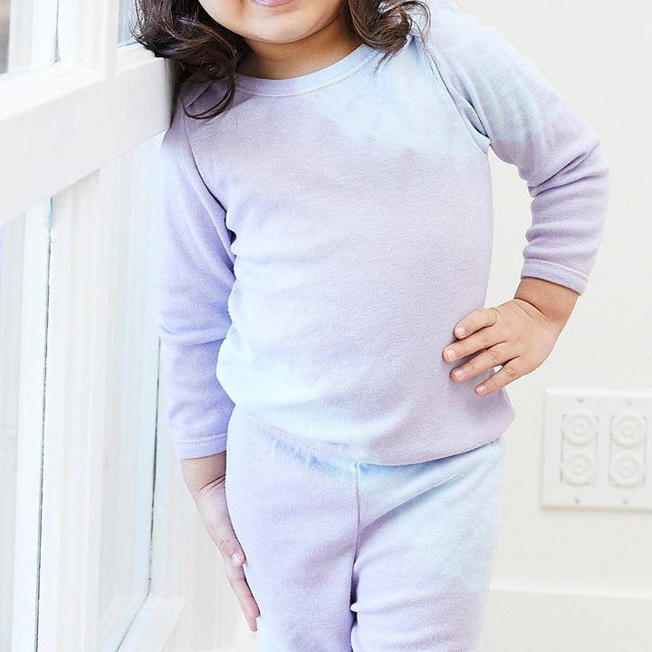 Eco Tie Dye Ribbed Beanie, Tee and Legging Sets