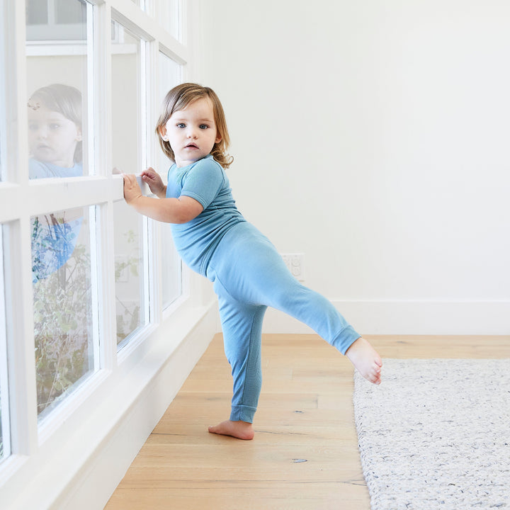 Eco-Ribbed 2x1 Tee and Legging Sets
