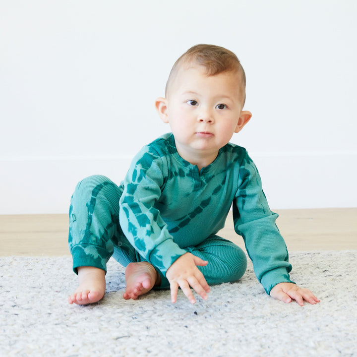 Eco-Tie Dye Ribbed 2x1 Romper