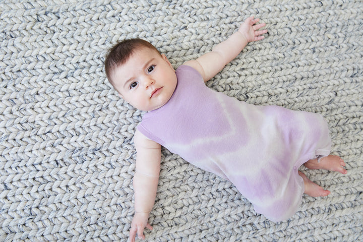 Eco-Rib Tie Dye Tank Romper