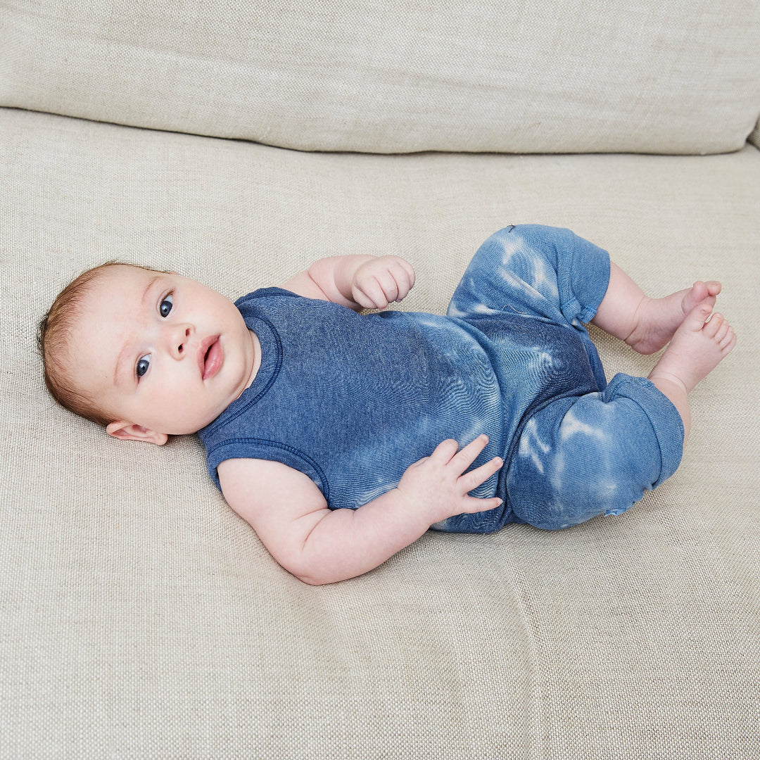 2x1 Tie Dye Tank Overall