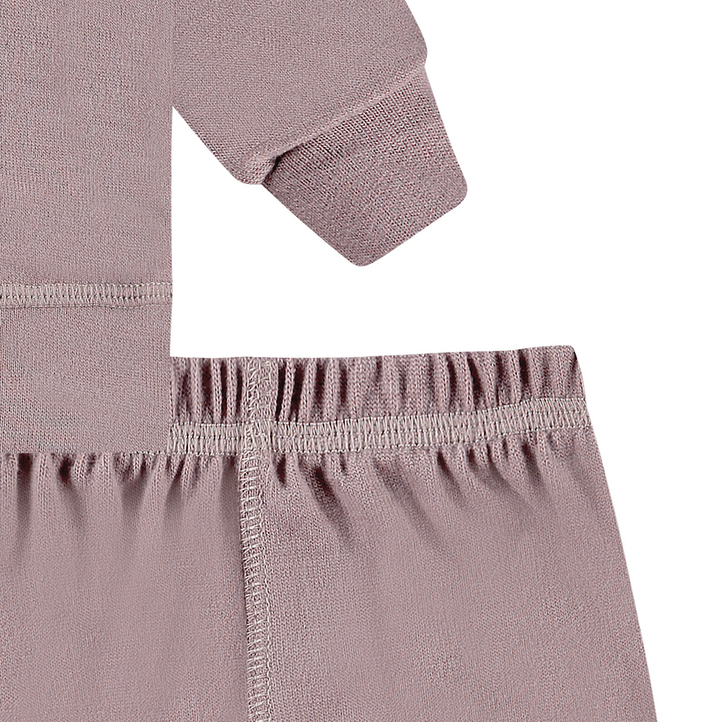 Eco-Lightweight Hacci Pullover and Pant Loungewear Sets