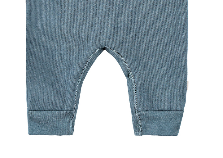 Eco-Fleece Sweatshirt Henley Romper