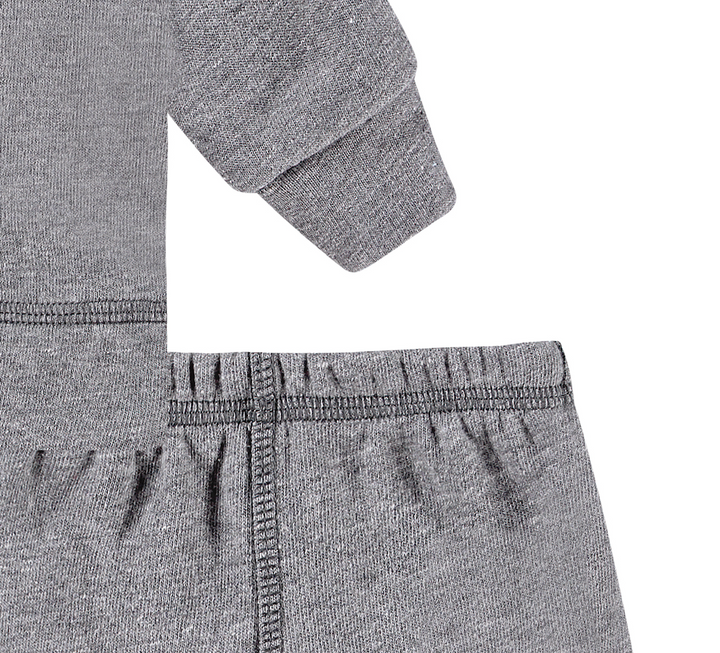 Eco-Heathered Fleece Sweatshirt and Sweatpant Sets