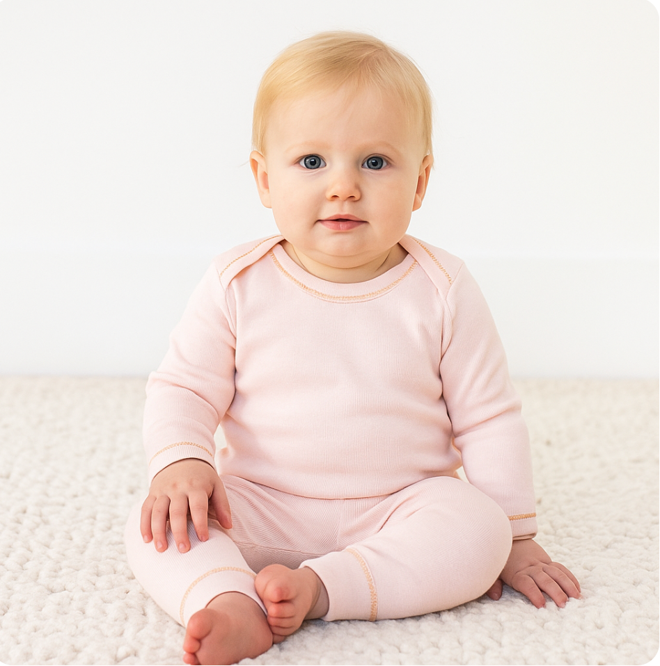 Eco-Rib Beanie, Lap Tee and Legging Sets