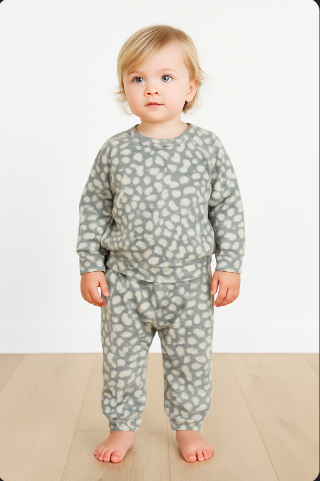 Animal Hacci Loungewear Sets