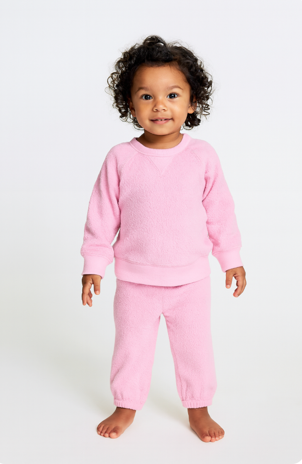 Sherpa Sweatshirt and Sweatpant Sets