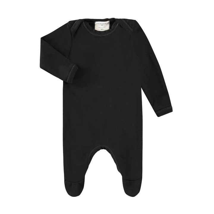 Eco Rib Lap Tee Footie Pajama