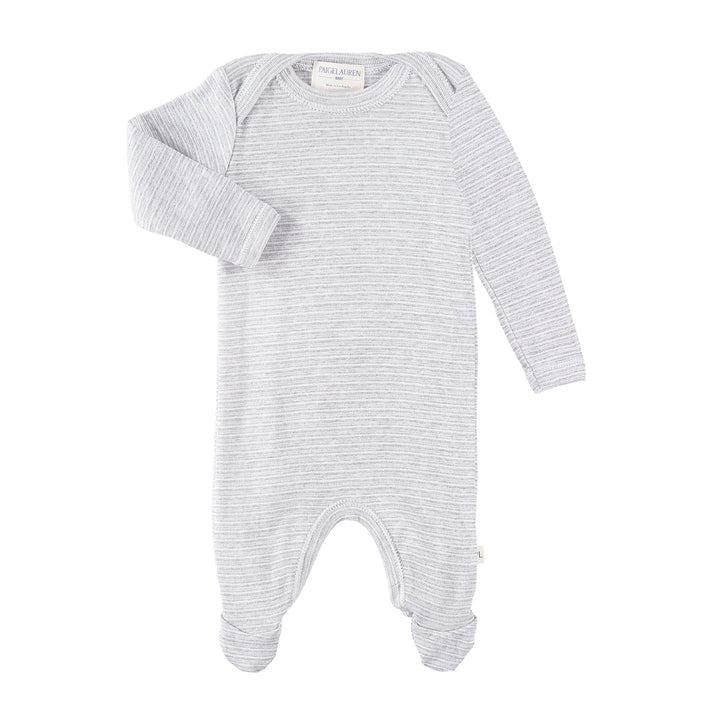 Eco Rib Lap Tee Footie Pajama