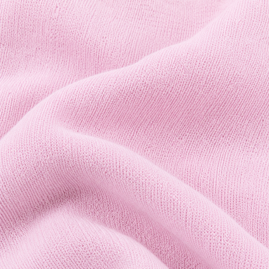 Close-up of ultra-soft PAIGELAUREN Lilac Sherpa fabric