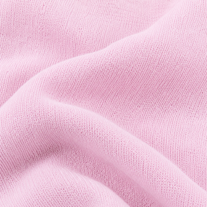 Close-up of ultra-soft PAIGELAUREN Lilac Sherpa fabric