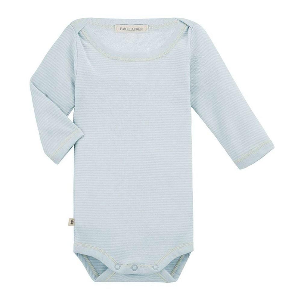 Baby Mini Stripe L/S Bodysuit-Layette