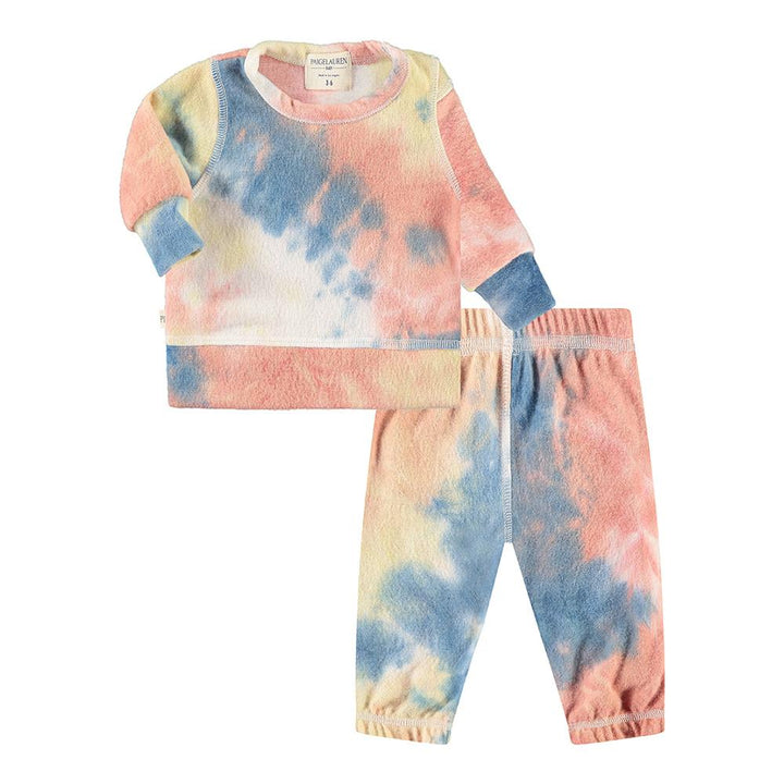 Kid Hacci Tie Dye Loungewear-Cozy | 2 | Multi Tie Dye