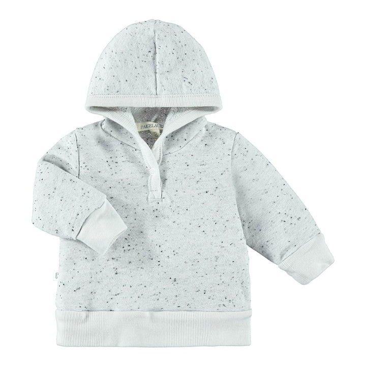 Baby L/S Hoodie Sweatshirt-Planet | White