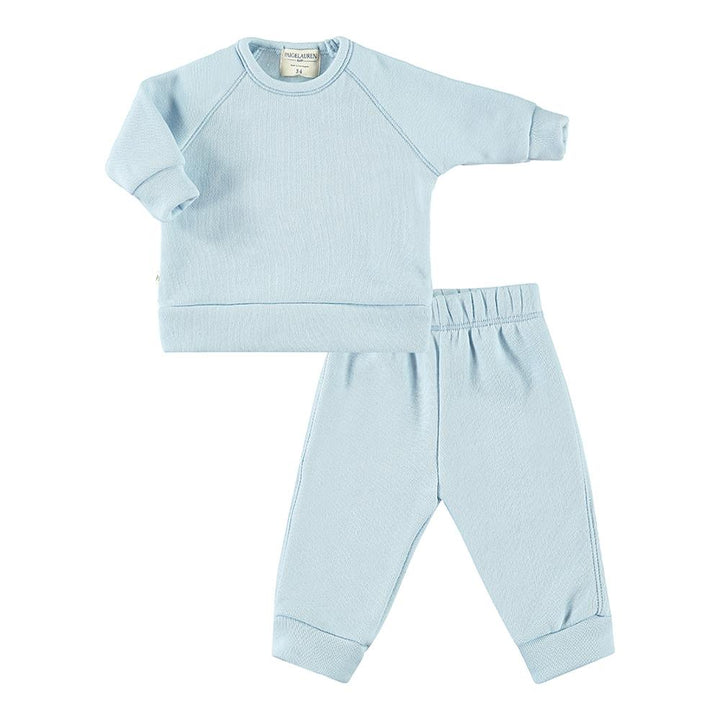 Toddler & Kid 3/4 Oversized Organic Blanket Blend Loungewear Set-Cozy