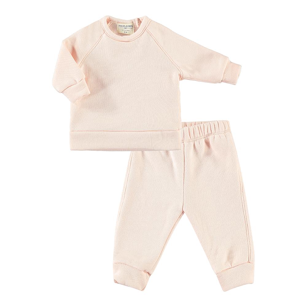 Baby Organic Blanket Blend Fleece Loungewear Sets-Cozy