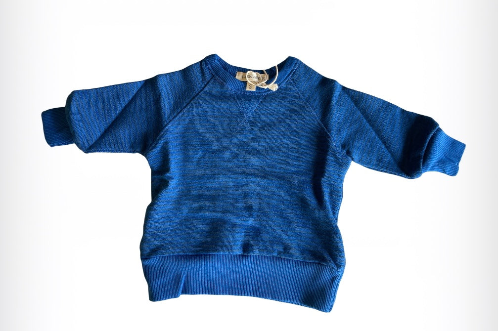Baby & Toddler French Terry Stripe Sweatshirt-Coastal