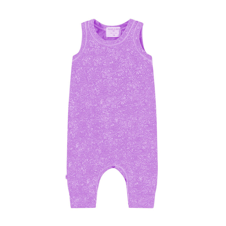 Baby Ultra Light French Terry Burn Out Tank-Sparkle