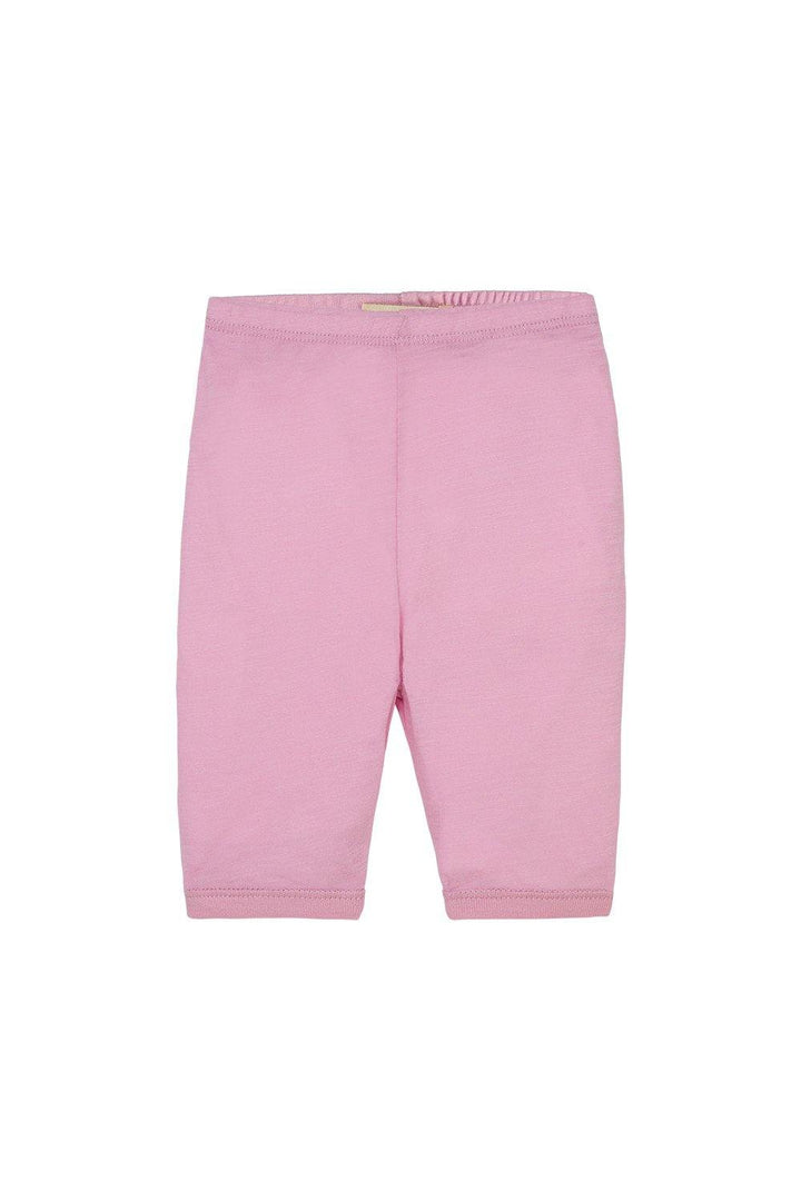 Baby Cropped Jersey Slub Legging-Sorbet | Newborn | Grapefruit Pink