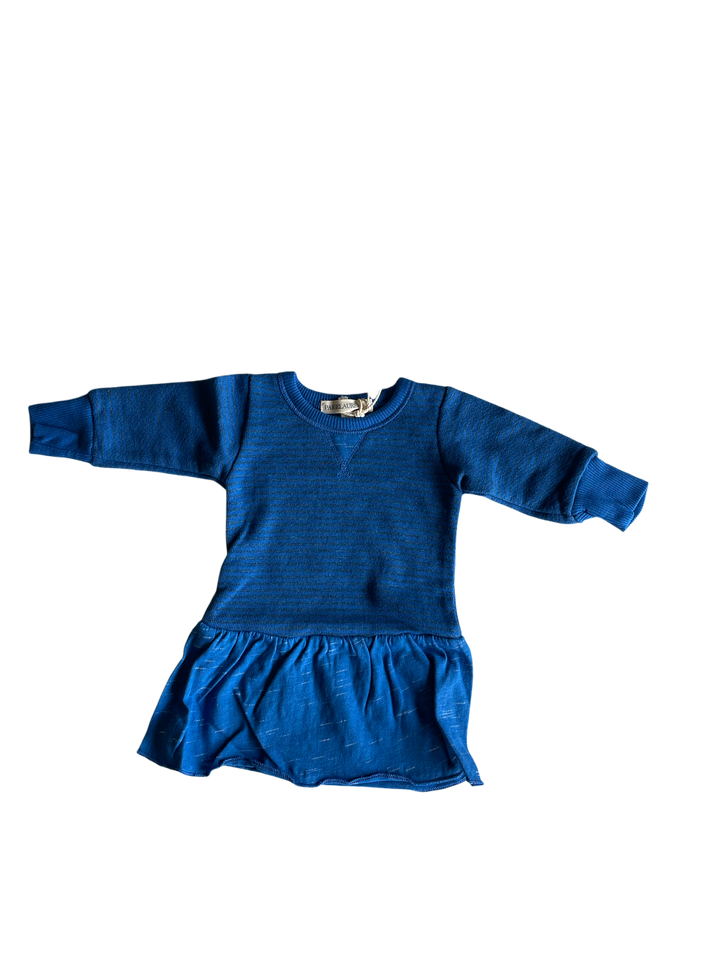 Baby & Toddler French Terry L/S Dress-Coastal