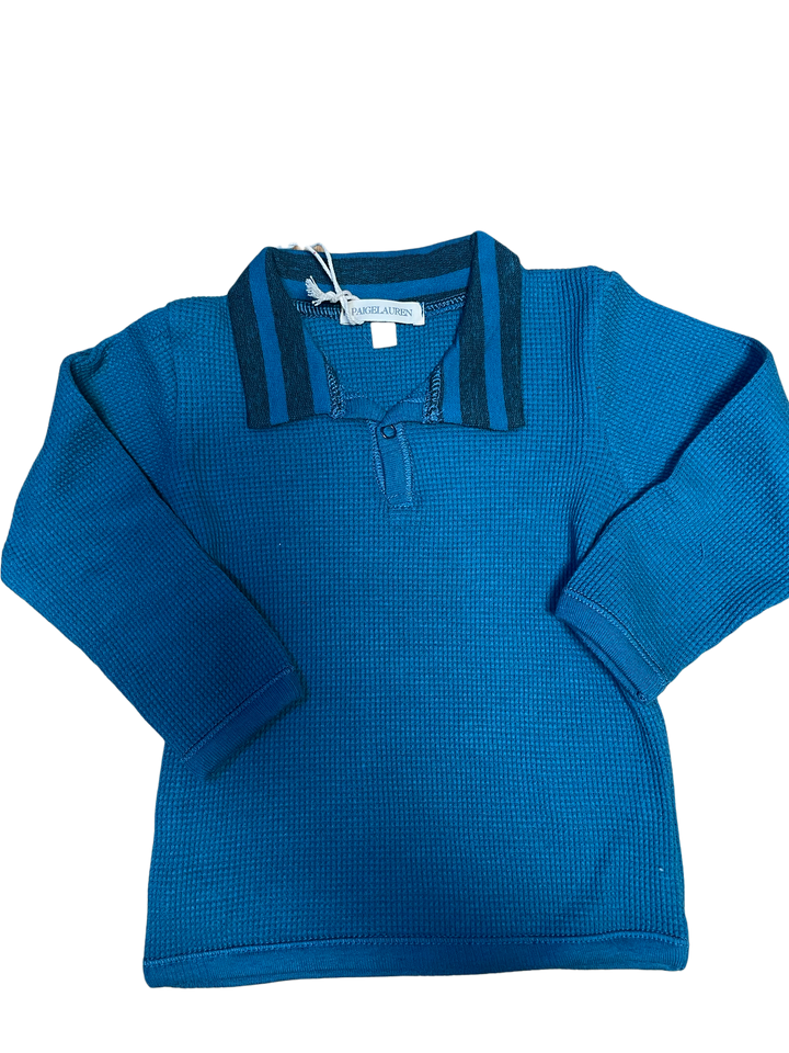 Baby & Toddler Thermal L/S Polo-Desert