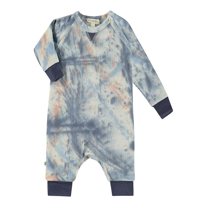 Baby Thermal Splatter Coverall-Peace & Love