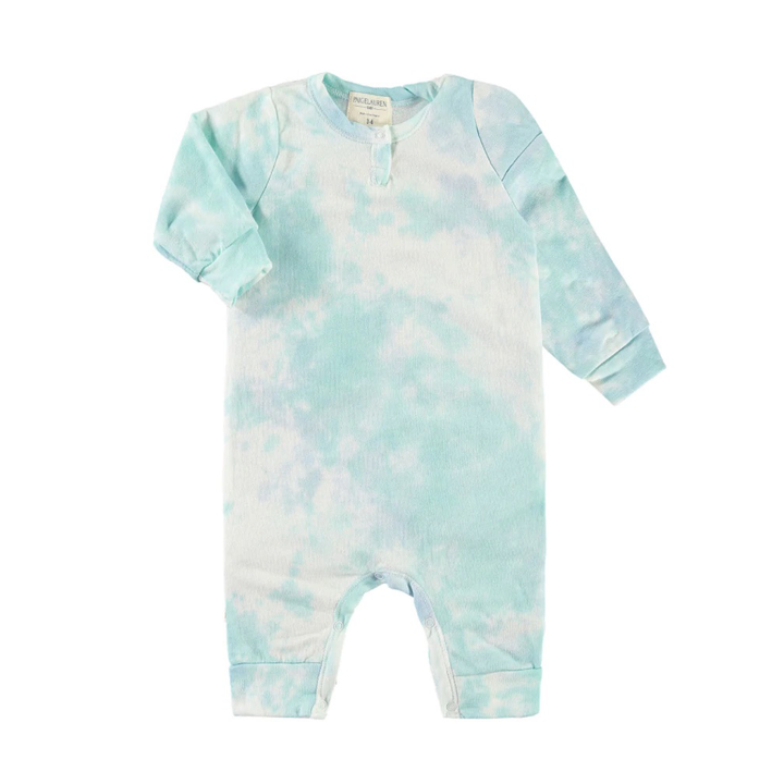 Baby Ultra Light Weight French Terry Henley Coverall-Whim-zzz