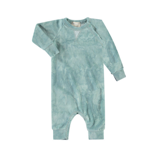 Baby Velour Coverall-Galaxy