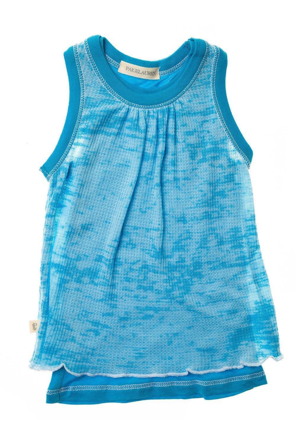 Baby Lightweight Thermal Tank Dress-Arts | 6-9m | Monet Blue